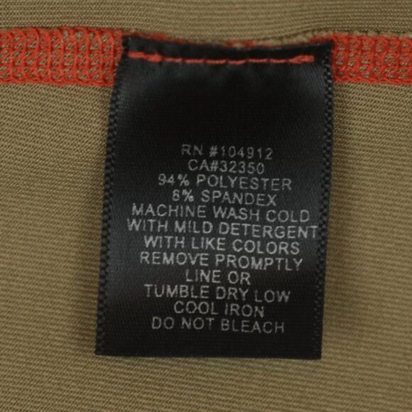 Trek Cycling Men's Large Brown Orange Poly Blend Full Zip Knit Casual Jacket - Picture 7 of 7